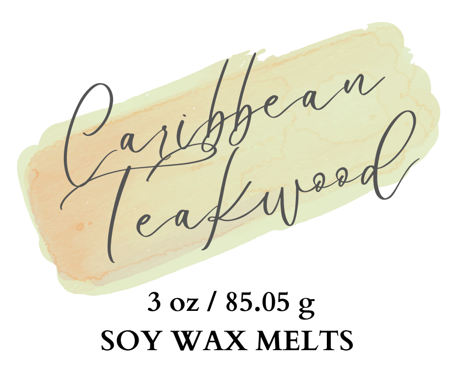 CARIBBEAN TEAKWOOD Wax Melt 3 oz.