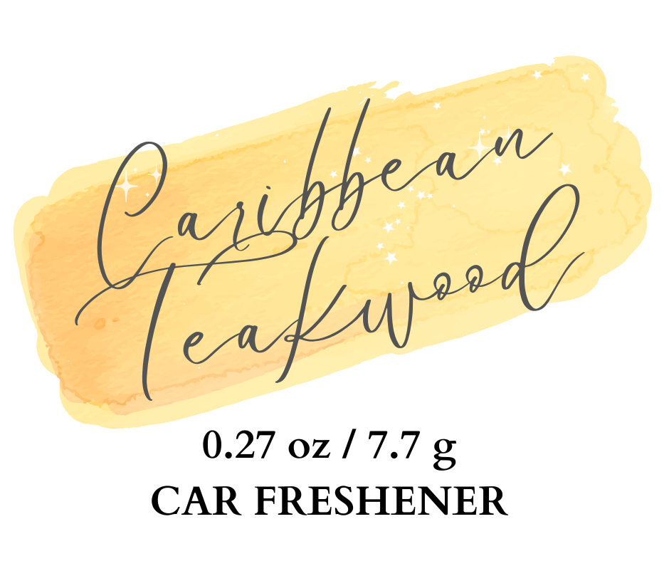 CARIBBEAN TEAKWOOD Car Freshener .27 oz.