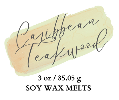CARIBBEAN TEAKWOOD Wax Melt 3 oz.