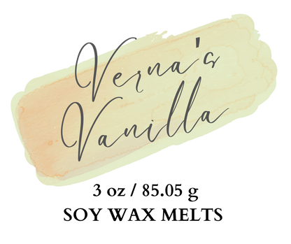VERNA'S VANILLA Wax Melt 3 oz.